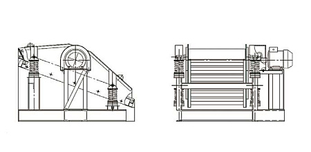 Грохот инерционный наклонный ГИЛ 051