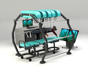 Аппаратный комплекс «Лаборатория исследования реабилитации постинсультных больных»‎