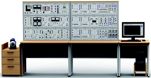 Типовой комплект учебного оборудования «Модель электрической системы», исполнение стендовое компьютерное, МЭС-СК